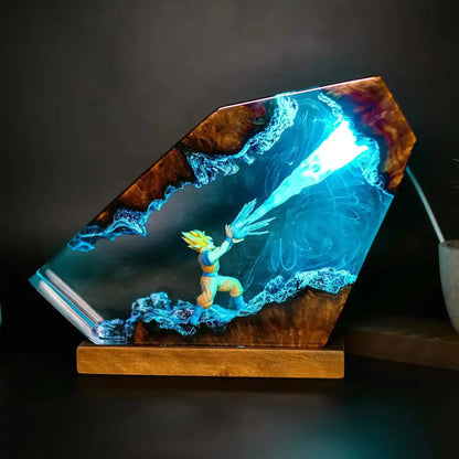 Saiyan Blast Luminous Resin Lamp
